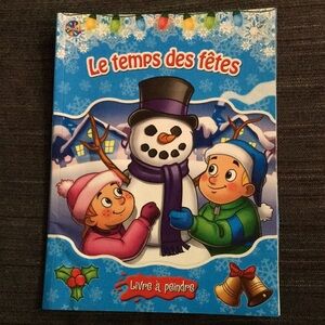 Holiday Coloring Book - Festive Snowman Theme